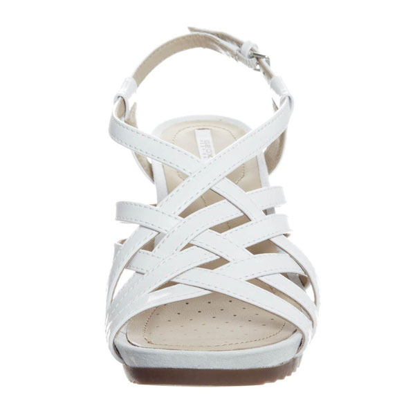 Geox New Roxy Women's White Sandals with Straps