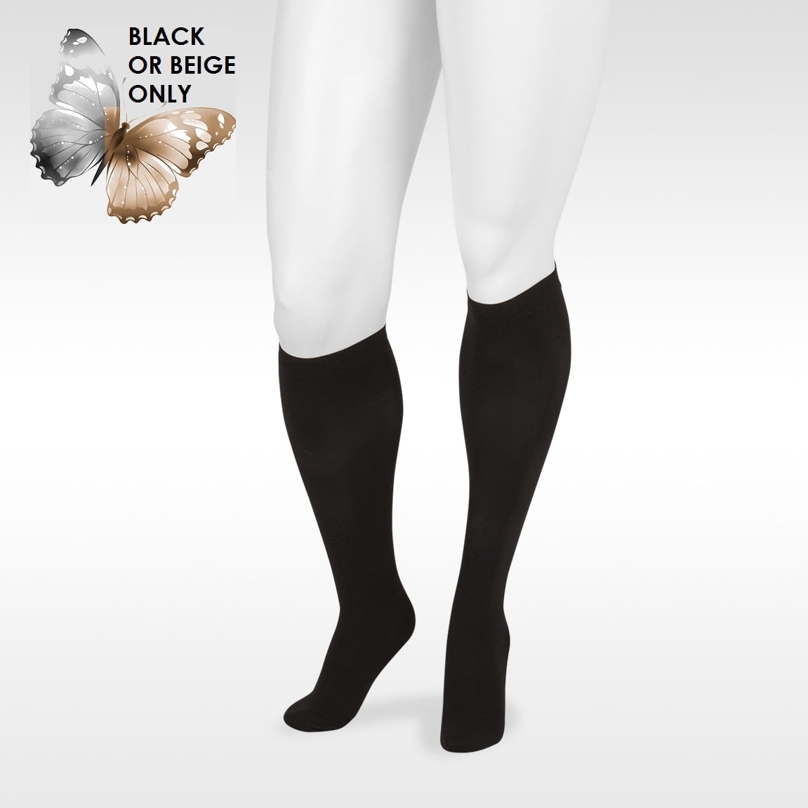 Knee High Compression Stockings, Firm Support 20-30mmHg Opaque Compression  Socks 