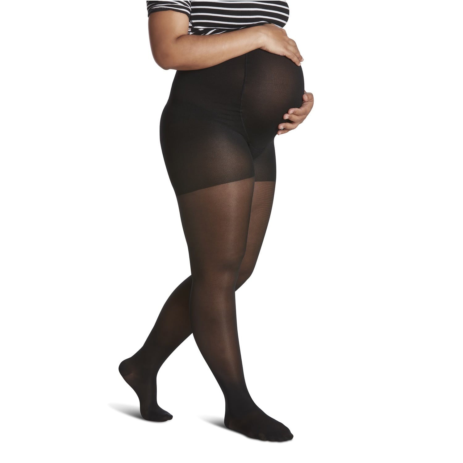 Preggers by Therafirm Maternity Support Tights - 15-20mmHg Mild Compression  Stockings (Black, Small Long) at  Women's Clothing store