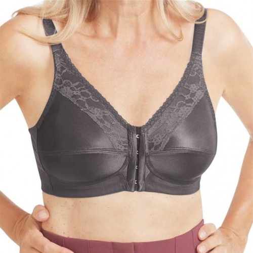 Wireless Mastectomy Bra for Women Seniors Cotton Post Surgery Silicone  Breast Halter Sleep Bras Underwear with Pocket (Color : Gray, Size :  L/Large) : : Clothing, Shoes & Accessories