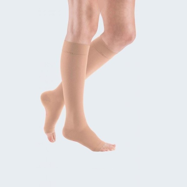 Mediven Elegance Knee High Compression Stockings Open Toe
